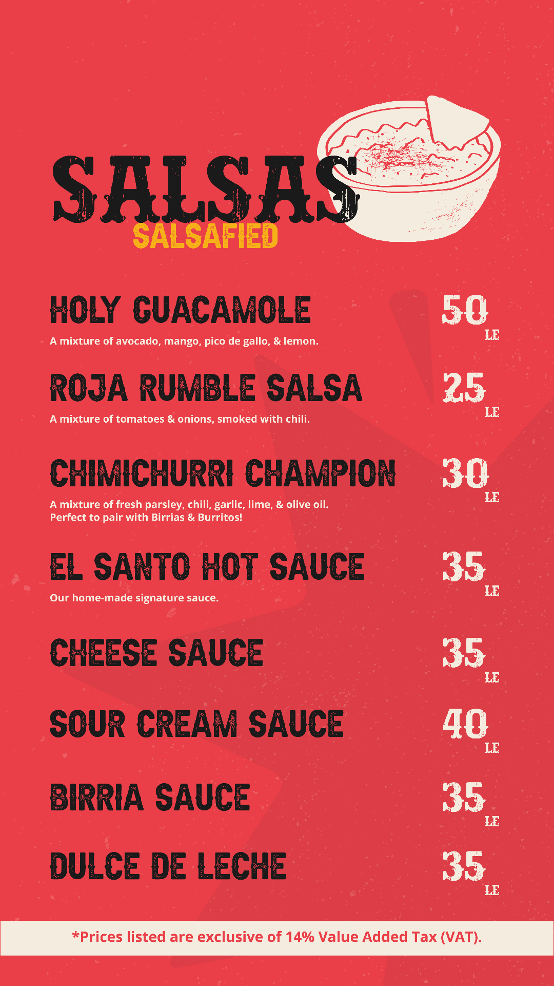 El Santo menu page 7