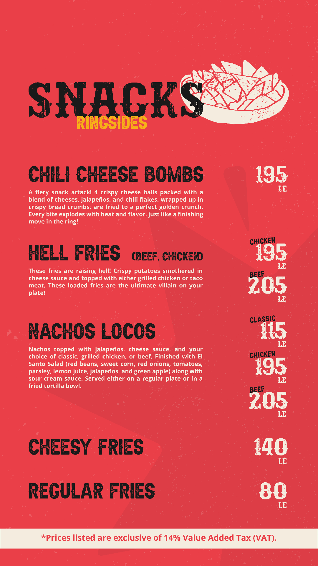 El Santo menu page 2